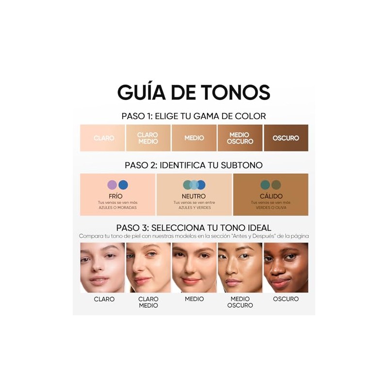 SKINTIFIC Base de Maquillaje Cushion de Alta Cobertura y Acabado