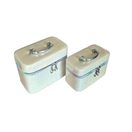 Cosmetic case, cosmetic bag, toiletry bag, children's case, toiletry bag for travel, toiletries for women, girls, women, make-up Cardboard., Gold strokes