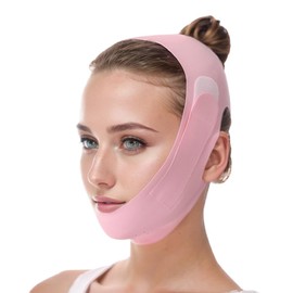 V Line Lifting Mask, Anti Aging Facial Mask for Firming and Contouring V Shape Lift Enhance Skin Elasticity Reduce Fine Lines Revitalize Skin for All Skin Types