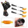 3pcs Car Grille Light with Harness High Brightness Fit for