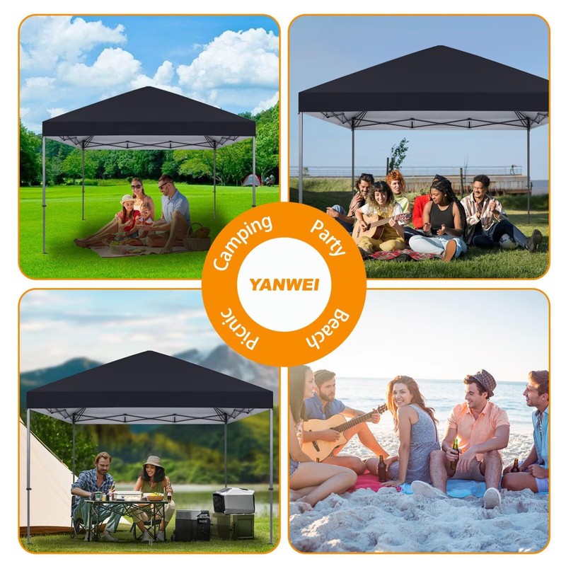 8x8 Canopy Replacement Top Only,Waterproof Pop Up Canopy Tent Top