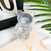 Clear Gummy Bear Phone Grip, Expandable Collapsible Stand for Smartphones