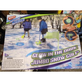 Wham-O Glow In The Dark Jumbo Snow  Golf Set - WINTER GAME- KIDS
