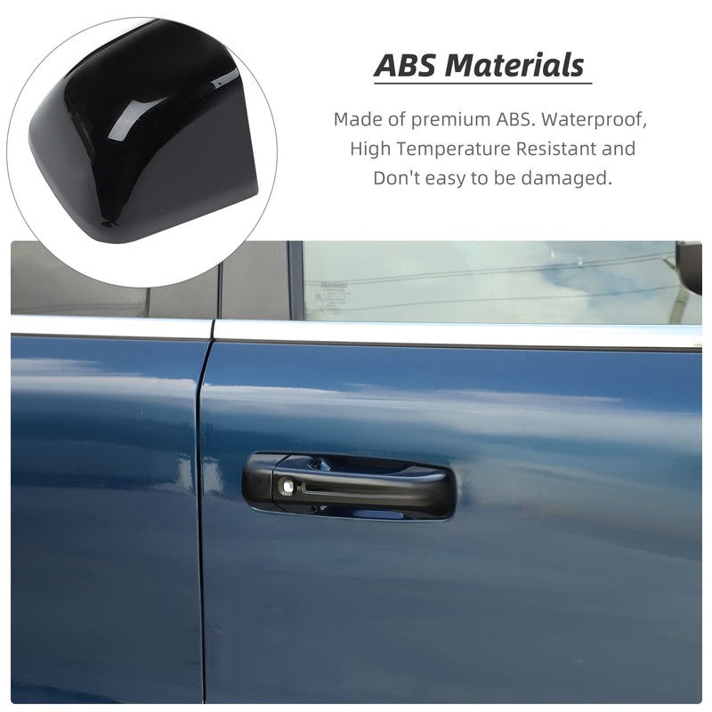 Hoolcar Exterior Door Handle Covers Outside Doorknob Cover for 2018-2024
