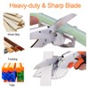 Dekeliy Miter Shears 2 Pack,Multifunctional Trunking Shears for Angular Cutting