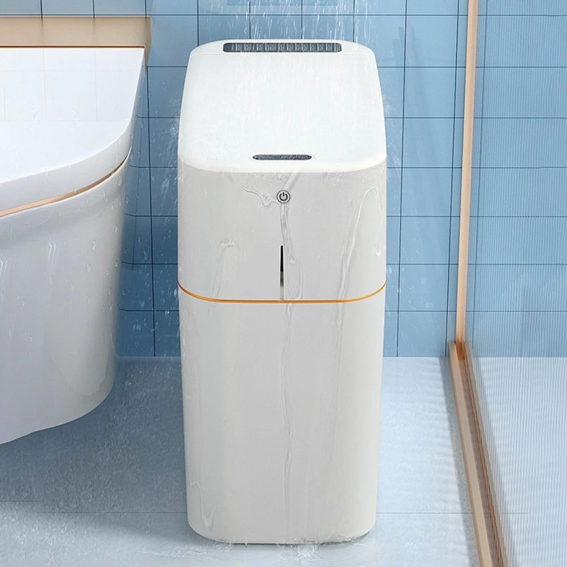 Dusky Shark Smart Touchless Trash Can – Auto Packing, Sensor,