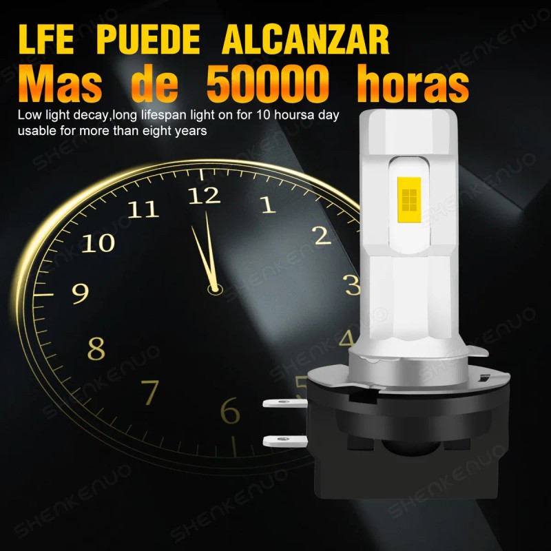 Kit De Focos Led H11b Luz Alta Y Luz Baja