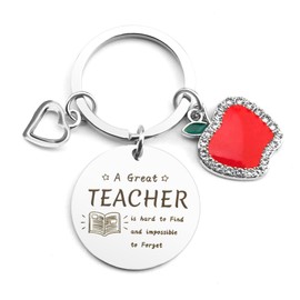 Teacher Gifts,Teacher Appreciation Gifts,Teacher Valentines Day Gifts,Teacher Christmas Gifts,Teacher Keychain,End of Year Teacher Gifts for Women,Teacher Retirement Gifts,Thank You Teacher Gifts