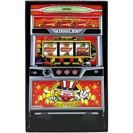 Juggler Glow and Sounds Coin Bank Red Panel Money Box