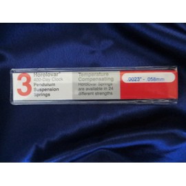 Horolovar Schatz 53  Anniversary / 400 Day Clock .0023 Suspension Spring Wire - Horolovar