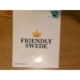 The Friendly Swede Ball Pump for Sports Balls, Including Ball Pump Needles and Nozzles, Hand Air...