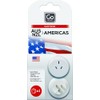 Go Travel AUS - USA Travel Adapter, White
