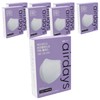 Airdays The New Plus Health Mask Large KF94, 10-Pack, 8 Packs, White / 에어데이즈 더 뉴 플러스 보건용 마스크 대형 KF94, 10개입, 8개, 화이트