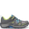 Merrell Kids' Trail Chaser Sneaker, Grey/Blue/Citron, M Big Kid