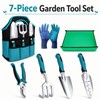7-Piece Garden Tool Set for Plant Care – Stainless Steel