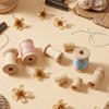 30 PCS Wooden Spools of Crafts, Empty Natural Wood Thread