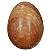 Harmonize Peach Jasper Stone Carved Egg Natural Bell Chakra Reiki