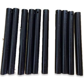 10 Pack Fire Starter Rod Magnesium Rod Flint， Ferrocerium Flint Premium Lighter 8x0.8cm - Glow in The Dark Survival Tool Kit for Outdoor Camping Living Survival DIY Your Own Survival Kit