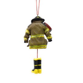 Kurt Adler Resin Fireman Dress Ornament - Christmas Ornament