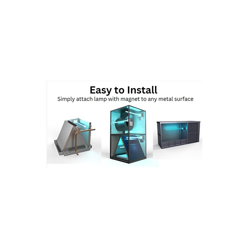 24VAC UV Lamp for A/C HVAC Coil Systems - Up