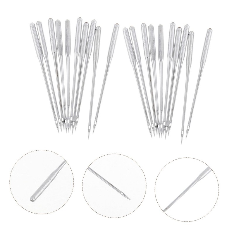 Operitacx 60pcs Heavy Duty Denim Sewing Machine Needles Multi Functional