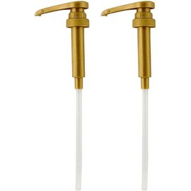 PERMINKS PERMINKS Syrup Pump Compatible with Torani, DaVinci and Skinny (Set of 2) - fits bottles (25.4 oz-750ml)