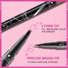 Microblading Eyebrow Pencil, Eyebrow Pencil, 2-in-1 Waterproof, Smudge-Proof, 3D Eyebrow