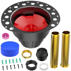 MUDGUD PVC Freestanding Tub Drain Kit, Bathtub Drain Rough-in Kit，Compatible with Freestanding Bathtubs, Floor Mounted Bathtubs and Island Bathtubs, with PVC Plastic Adapter and Brass Tail Pipes