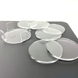 Clear Coasters - 6 Pack