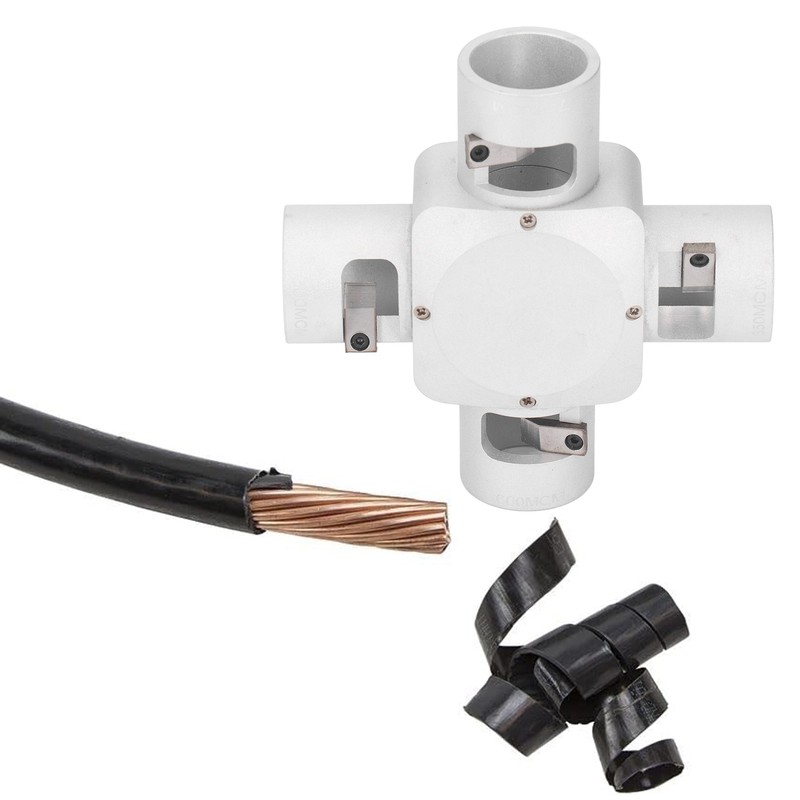 4 Head Wire Stripper Electric Cable Insulation Remover Fast and