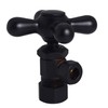 Westbrass D105X-62 Cross Handle Angle Stop Shut Off Valve, 1/2"