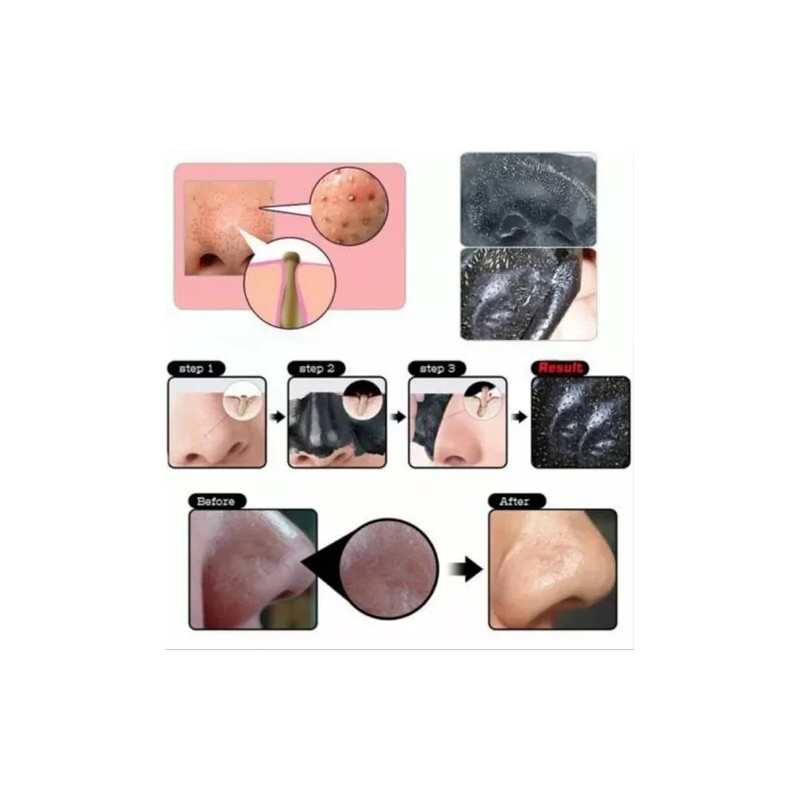 Eco R. Pack 20 Mascarilla Sobre Cara Limpieza Facial Negra