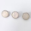 TRADERPLUS 3Pcs Trumpet Valve Buttons Beige Shell Inlay Trumpet Valve