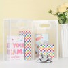 ZJHiome 8 Pack Clear Gifts Bag Plastic Tote Bags with