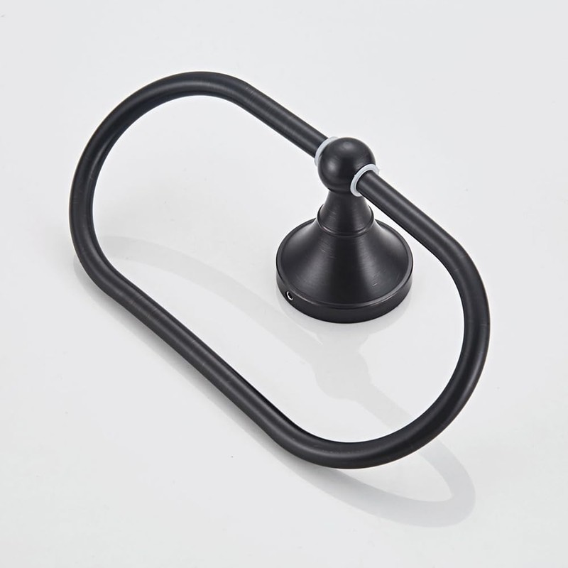 BiutimardenWall Mounted Bathroom Hardware Hand Towel Holder Brass Simple Towel