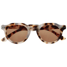 OPULIZE Rio - Sunglasses - Frame Top Flat - UV400 Sun Protection - Women Men - Spring Hinges - S53-1, Shiny tan tortoiseshell