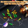Stacked Fishing Beads, 150/200pcs Fishing Beads Lures Making Supplies Tackle