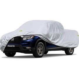 Kaugung Truck Car Cover Fit 2006-2023 Honda Ridgeline, Waterproof All Weather Full Pickup Cover, Outdoor Sun UV Rain Dust Protection.(from US Warehouse, Arrive Within 3-7 Days)…