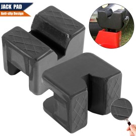 xukey Universal 2X  Jack Stand Pad Adaptor Block Jacking Point Pinch Weld Side Rubber