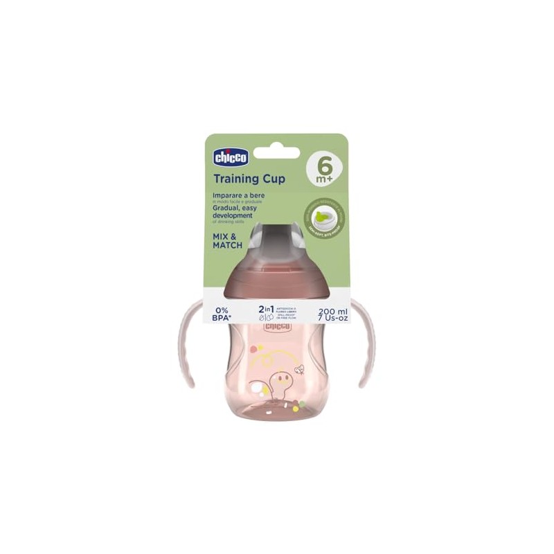 Chicco Vaso de Entrenamiento Training Cup 6M+ Anti Derrames Pico