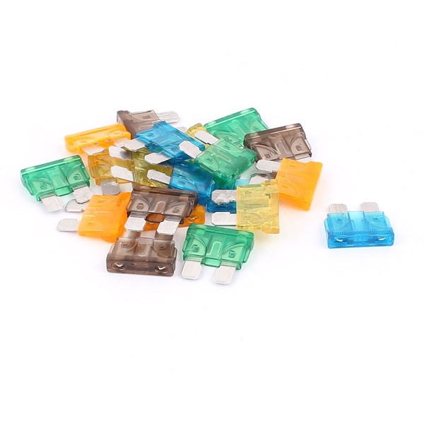uxcell 20pcs 19 x 19 x 5mm Blade Fuses 5A