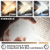 ALIDE E12 100W Dimmable Replacement LED Candelabra Bulbs C7,6000K Daylight