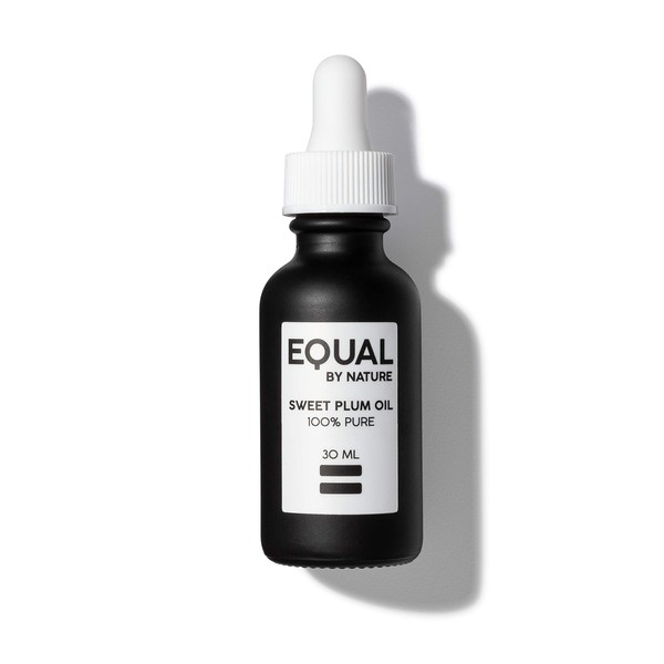 EQUAL BY NATURE Sweet Plum Oil, tri-blended 100% Pure Vegan Virgin Oil for hair, skin, and nails