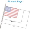 5FT Flag Pole Kit,Stainless Steel Heavy Duty American US Flagpole,