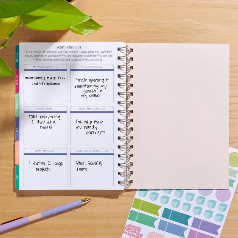 Inspired by Erin Condren 12-Month A5 Weekly Planner (Jul 2025