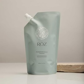 RŌZ- Recambio de champú de base, champú, bolsa sin BPA, vegano, libre de crueldad animal, sin silicona, sin parabenos