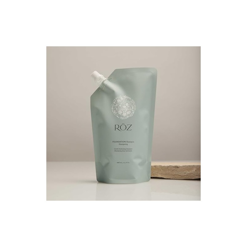 RŌZ- Recambio de champú de base, champú, bolsa sin BPA,