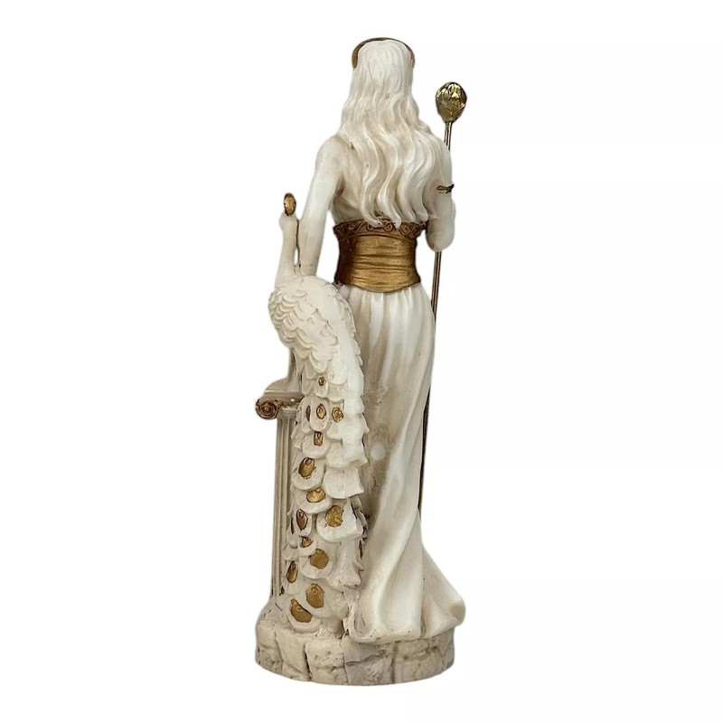 Hera Queen of Gods Statue - 7.08 inches Grey Patina