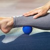 2-Pack Firm Lacrosse Massage Balls (Blue & Green) - for