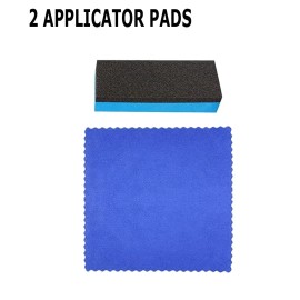 Unbranded 3 in 1 High Protection Quick Car Coat Ceramic Coating Spray Hydrophobic 100ML US - 2 Pads Only